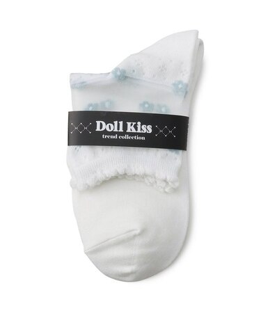 シースルー花柄ソックス