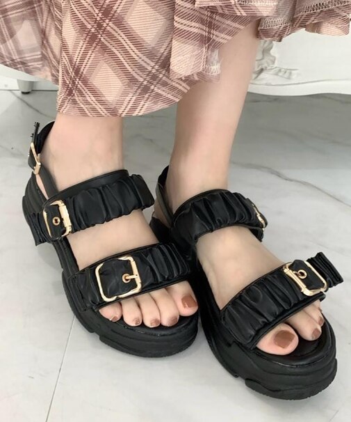 厚底クシュクシュベルトスポサン