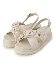 厚底ハートスタッズスポサン