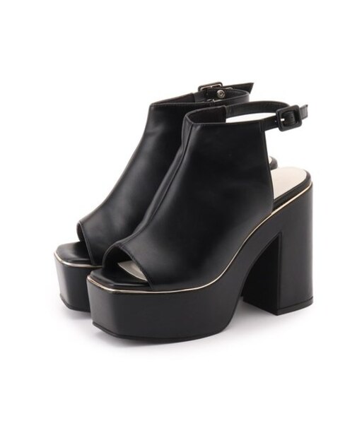 【ラク盛り／サンダル】リピーター続出／脚長美脚　厚底ストラップサンダル