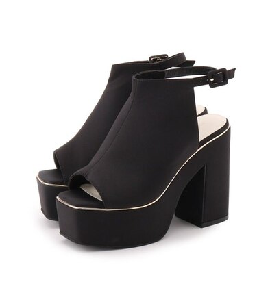 【ラク盛り／サンダル】リピーター続出／脚長美脚　厚底ストラップサンダル