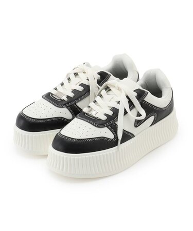 厚底プラットフォームスニーカー