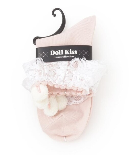 ウサ耳×レース付きソックス