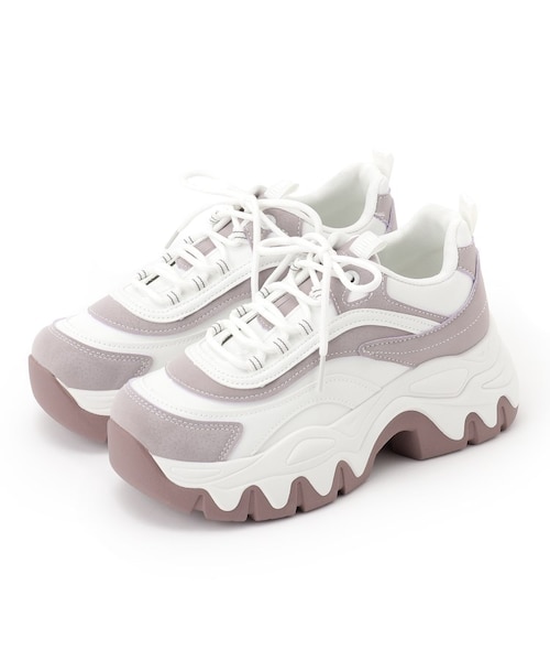 厚底凹凸ソールスニーカー｜エスペランサの通販｜&mall（アンド