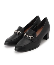 ミドルヒールビットローファー