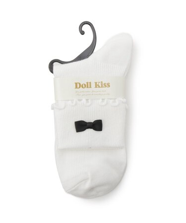 4色展開リボン付きソックス