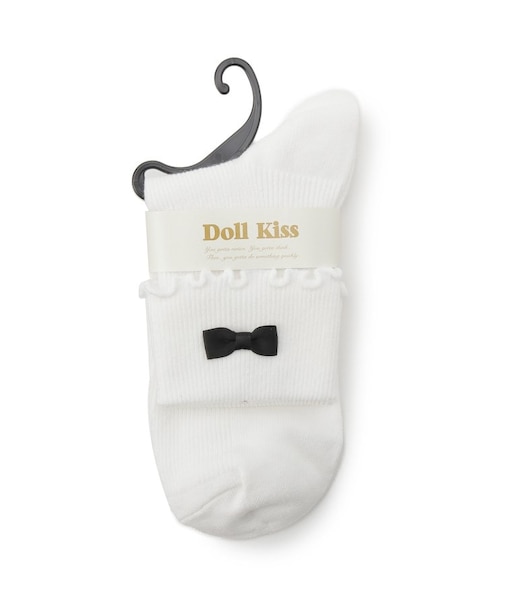 4色展開リボン付きソックス