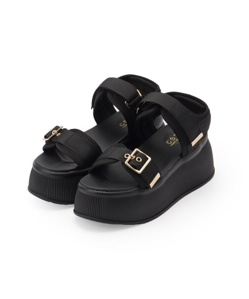 厚底ベルトサンダル