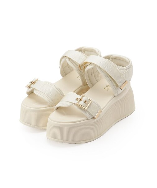 厚底ベルトサンダル