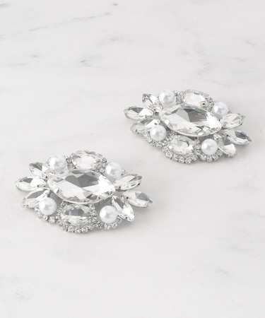 シューズクリップ【ビジューブーケ】結婚式 二次会 オケージョン