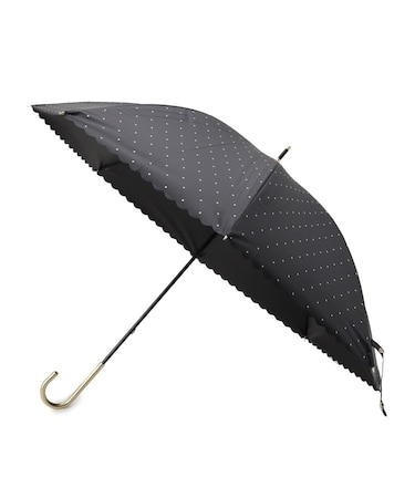 遮光ドットフラワーポイント長傘
