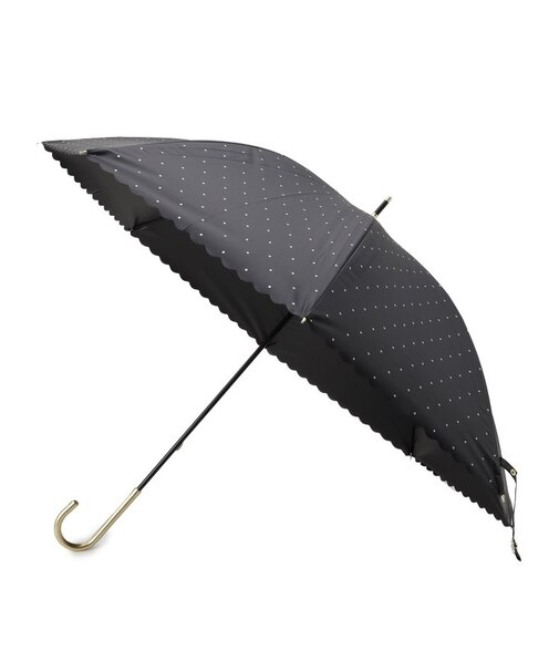 遮光ドットフラワーポイント長傘