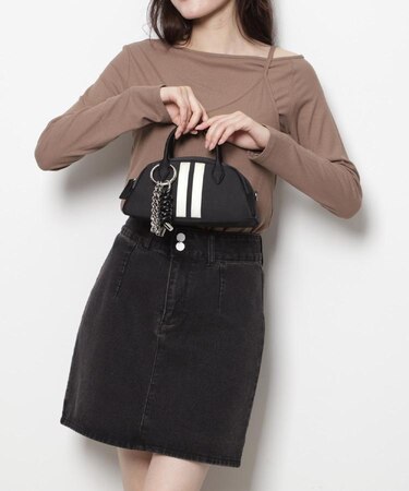 スポーティサテンミニボストンバッグ