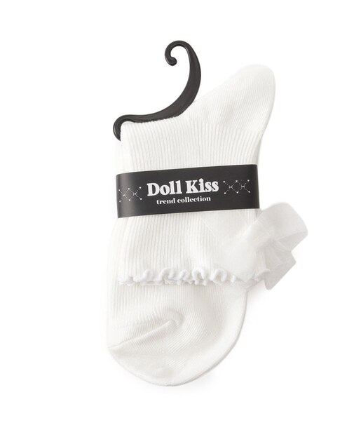 オーガンジー2層リボンソックス