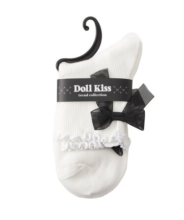 オーガンジー2層リボンソックス