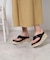 厚底トングサンダル