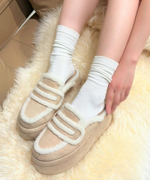 ふわもこボアサボ SNSで話題!ふわもこボアサボ|エスペランサの通販|&mall