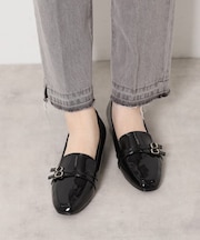 【EC先行販売】ダブルベルトローファー レイン対応