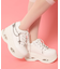 十字架チェーン付き厚底スニーカー
