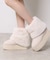 【EC先行販売】フェイクファー付き2WAYムートン調ブーツ