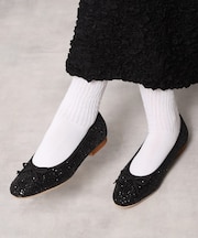 【EC限定カラーあり】グリッターバレエシューズ