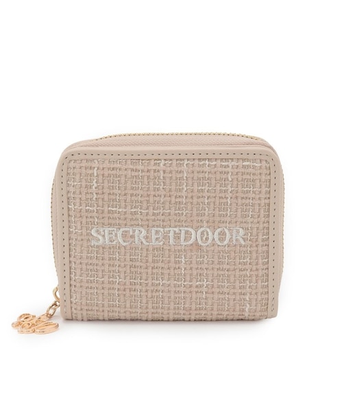 ツィード二つ折り財布