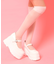 ストラップ厚底パンプス