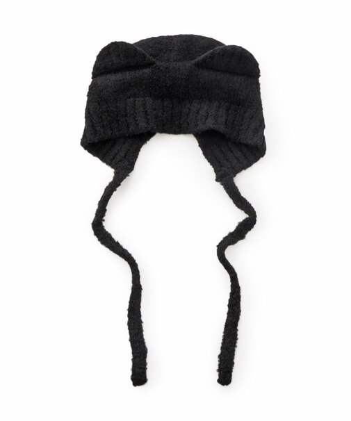 クマミミニット帽