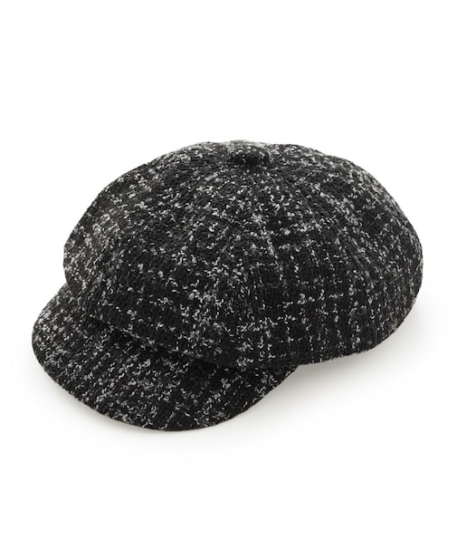 ツイードキャスケット