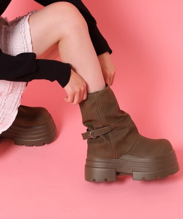 厚底カバーブーツ