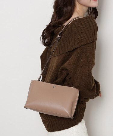 スクエアショルダーバッグ