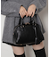 シボフェイクレザー2WAYボストンバッグ