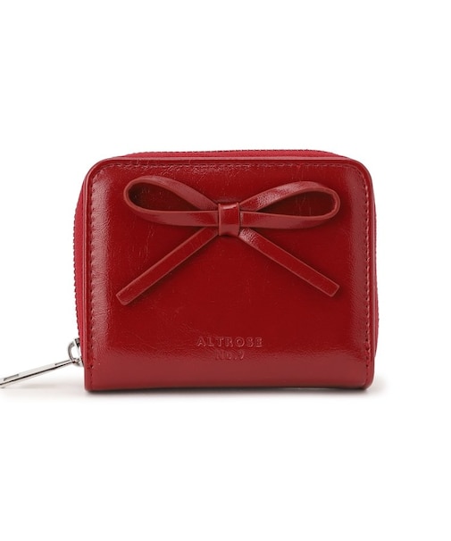 リボン二つ折り財布