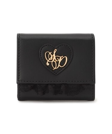 レース使い3つ折り財布