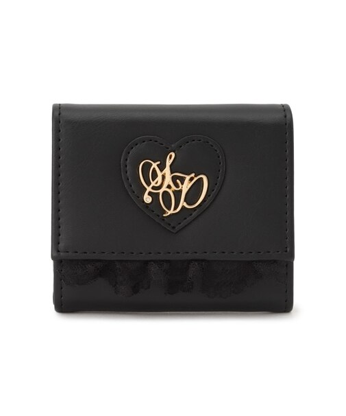 レース使い3つ折り財布