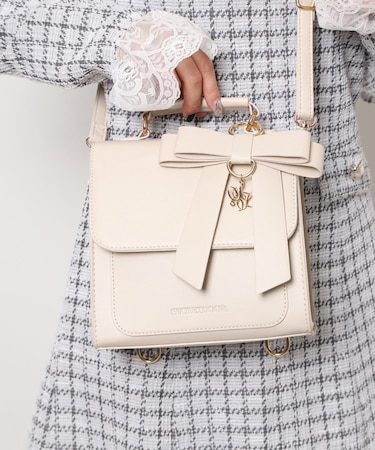 3WAYリボンチャームリュック