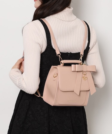 3WAYリボンチャームリュック