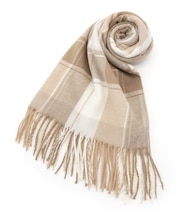 ソフトタッチチェックストール