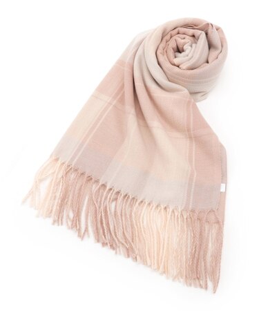 ソフトタッチチェックストール