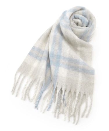 ブークレチェックストール