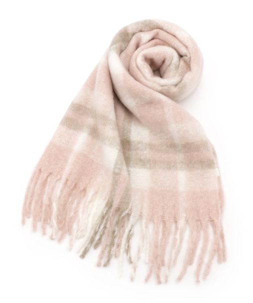 ブークレチェックストール