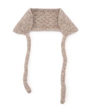 ニット編みイヤーマフラー