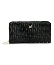 収納力◎ キルティング長財布