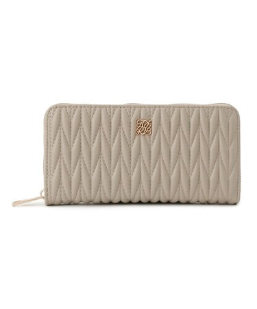 収納力◎　キルティング長財布