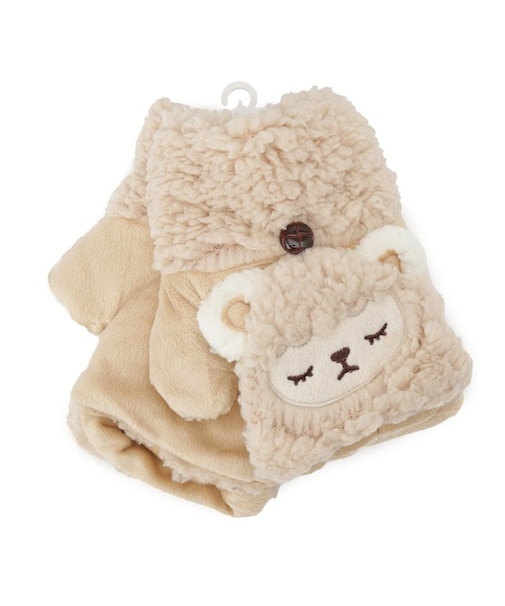 羊モチーフカバーミトン