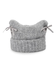 レースアップねこみみニット帽