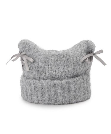 レースアップねこみみニット帽