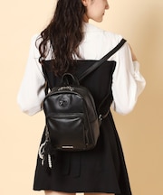 チャーム付きハートモチーフリュック