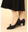 ビジューリボンポインテッドパンプス