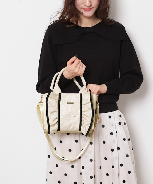 フリル2WAYトート